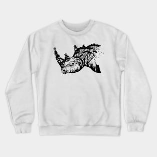 Wild Rhino Crewneck Sweatshirt